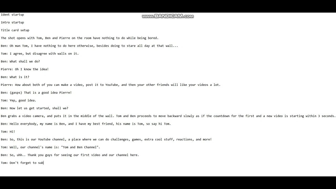 Here's how I create our transcript here on Notepad. - YouTube