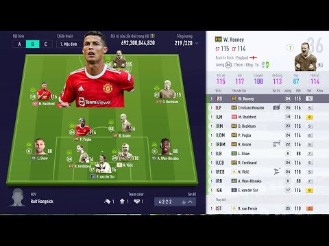 FIFA ONLINE 4: 700 TỶ HOÀN THIỆN MAN UTD MAX PING, NHỮNG KÈO ĐI CHỢ XANH CHÍN TIẾP THEO