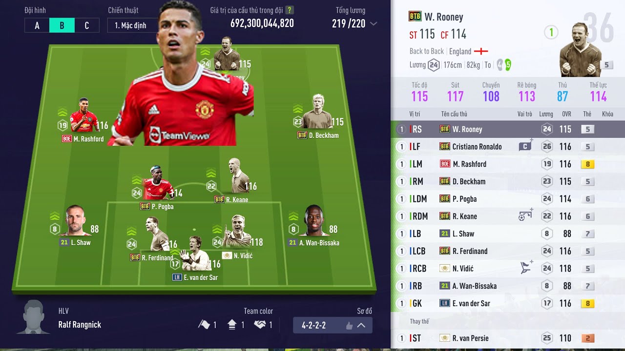 FIFA ONLINE 4: 700 TỶ HOÀN THIỆN MAN UTD MAX PING, NHỮNG KÈO ĐI CHỢ XANH CHÍN TIẾP THEO