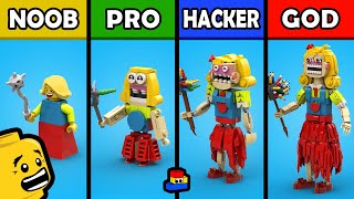 : LEGO Poppy Playtime: Building Miss Delight (Noob, Pro, Hacker, and GOD)