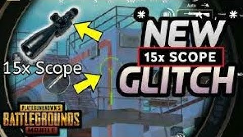 How to convert  3x scope into 15x  [trick] in (pubg mobile)