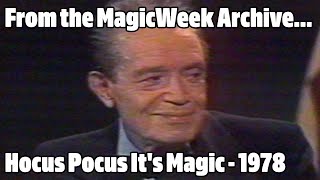 Hocus Pocus It's Magic - Tomsoni, Slydini, Harry Blackstone Jr, Siegfried & Roy, Mark Wilson - 1978