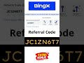 New Users Get 7,700 USDT Bonus on BingX Exchange with Referral Code "JC1ZN6T7"