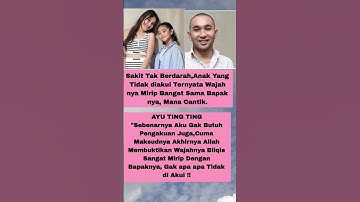 Wajah Bilqis Sangat Mirip Dengan Bapaknya,Gak Papa Tidak diAkui #fypshorts #ayutingting#Bilqis