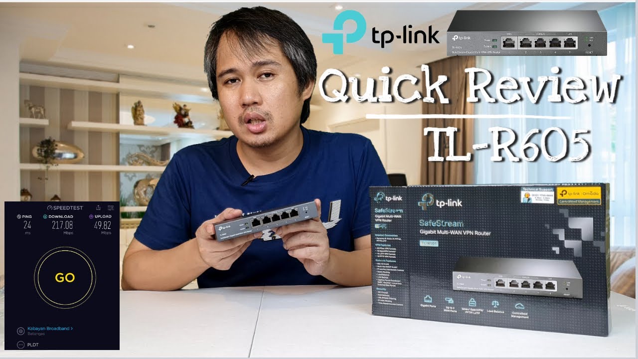 Quick Review Tp-link TL-R605 - Improve your Internet Connection - YouTube