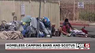 Las Vegas Valley cities ask U.S. Supreme Court to weigh in on laws over homeless camps