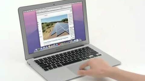 Mac OS X Lion New Multitouch Gestures