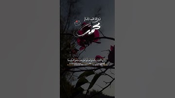 إِنَّ اللَّهَ وَمَلَائِكَتَهُ يُصَلُّونَ عَلَى النَّبِيِّ ۚ #القارئ #مشاري_فالح