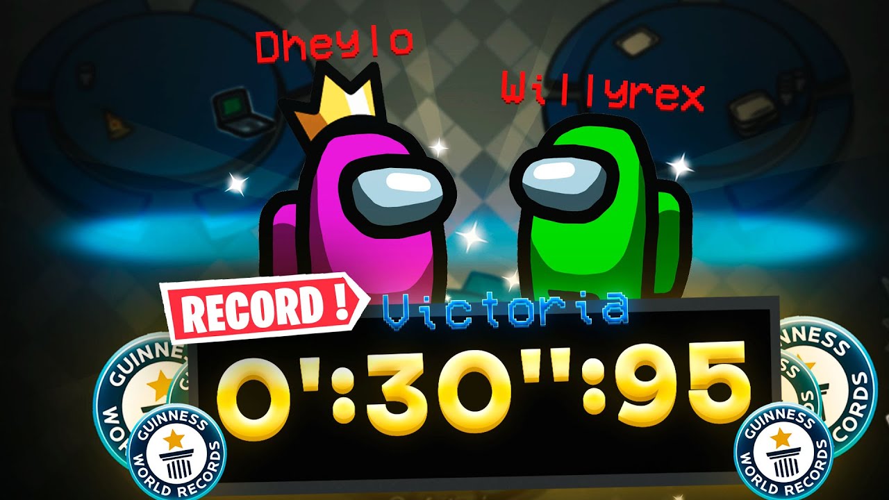 *RECORD* Victoria Más RÁPIDA Con WILLYREX En AMONG US (Épico)