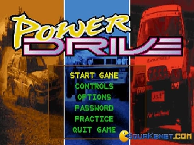 Power Drive gameplay (PC Game, 1994)
