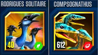 A DIFFICULT CHALLENGE RODRIGUES SOLITAIRE VS COMPSOGNATHUS | HT GAME