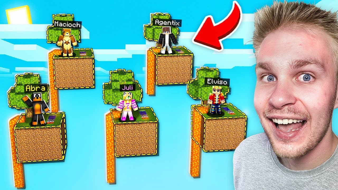 MINECRAFT, ale NIE MOŻEMY OPUŚCIĆ SWOJEJ WYSPY z Juli, Agentix i Elviso 😱