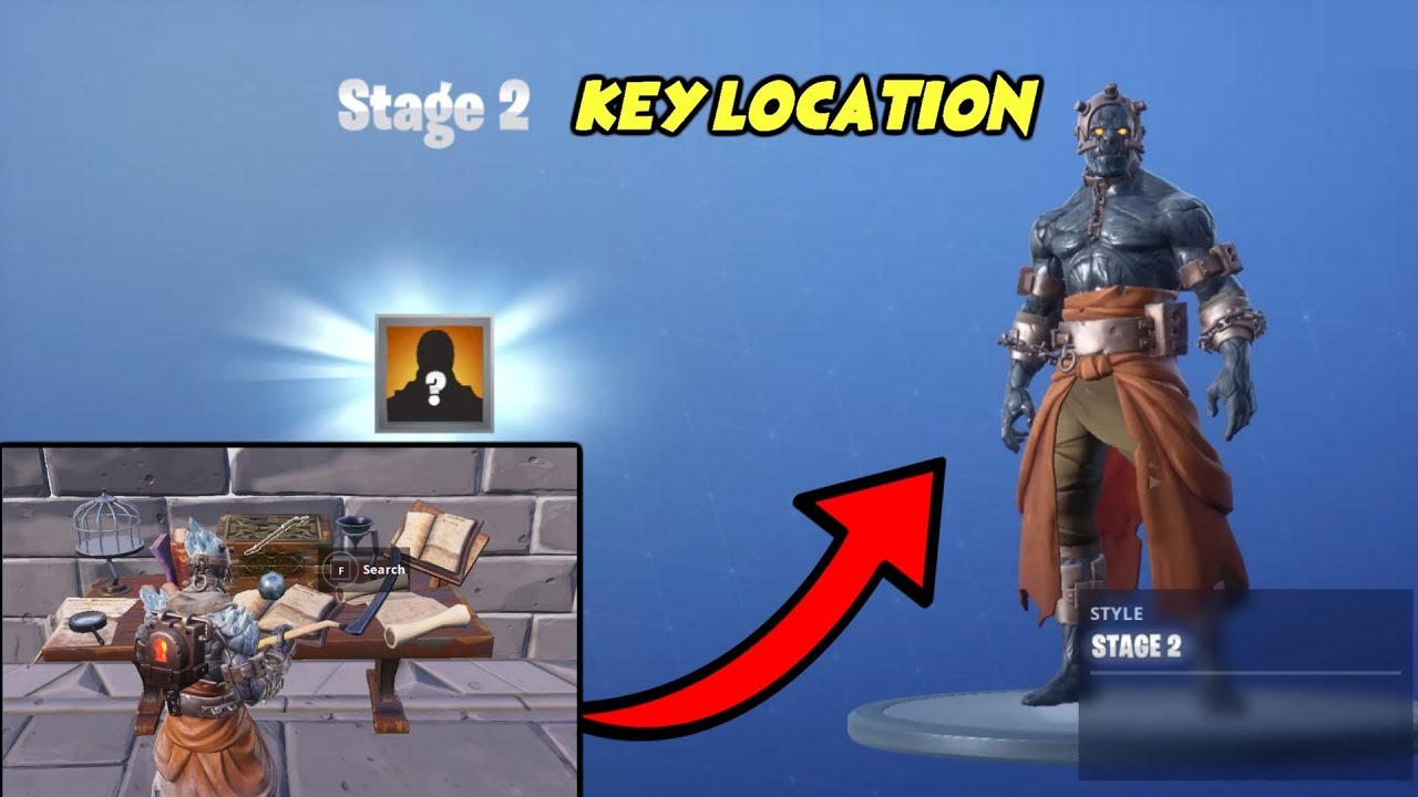HOW TO UNLOCK STAGE 2 OF THE PRISONER SKIN | prisoner Key fortnite