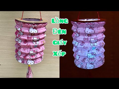 Video (632) Cách làm lồng đèn giấy xếp chơi trung thu - youtube