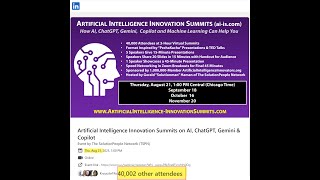 Artificial Intelligence Innovation Summit by The SolutionPeople Network