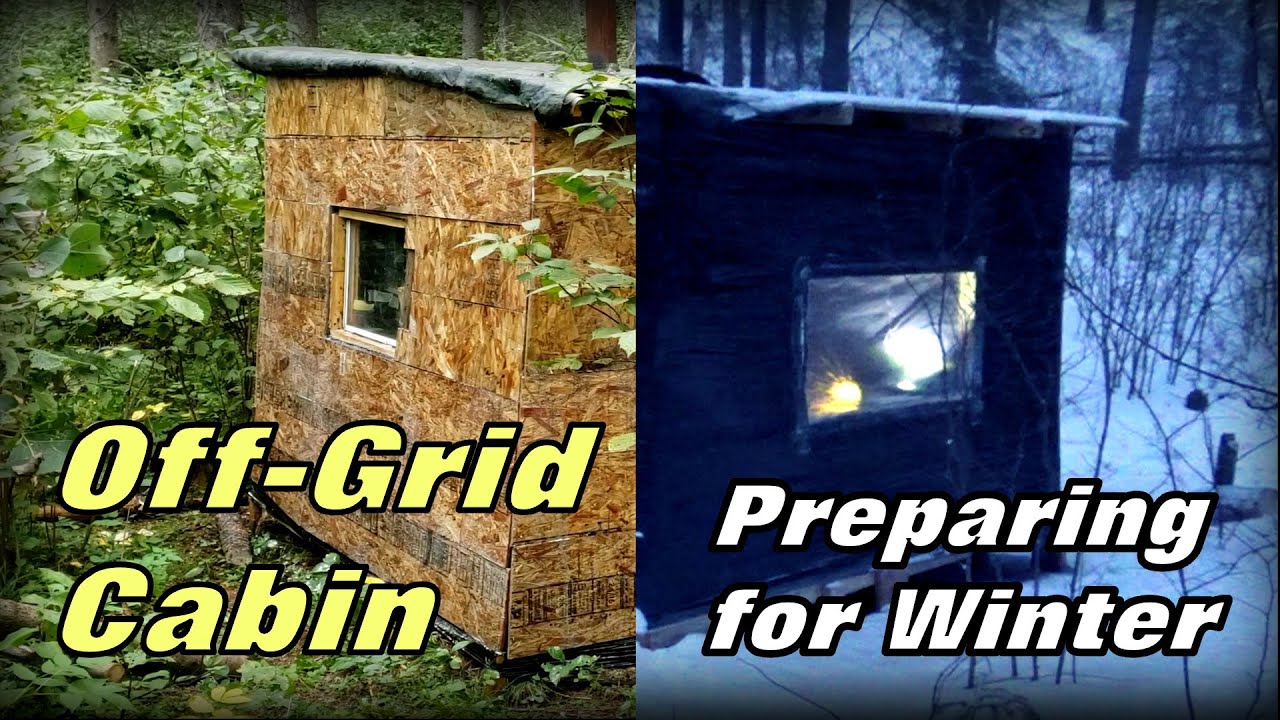 Off The Grid Cabin Build & Preparing for Winter - YouTube