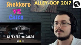 Reazione Alley-OoP! Freestyle Battle 2017 - Ottavi - SHEKKERO vs CASCO REACTION