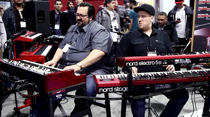 Nord at NAMM Show 2015 - Robi Botos, Joey DeFrance...