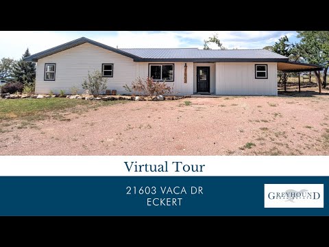 21603 Vaca Dr, Eckert, CO home video tour