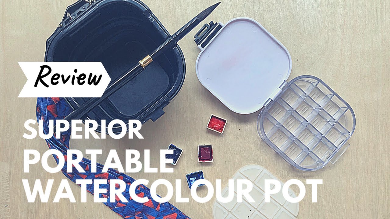 Portable watercolor pot review 