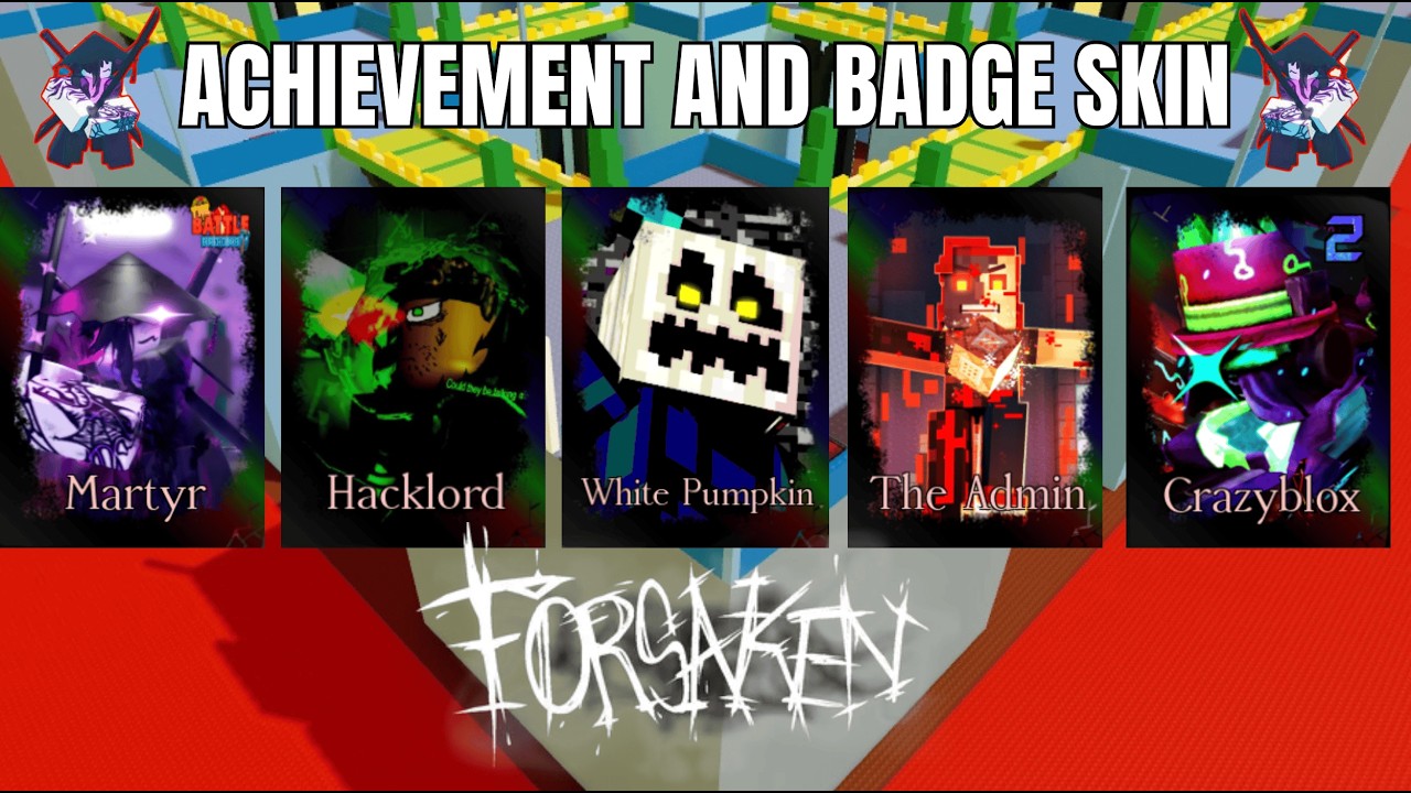 SERVER WIPING WITH ALMOST ALL ACHIEVEMENT AND BADGE KILLER SKINS IN [FORSAKEN]