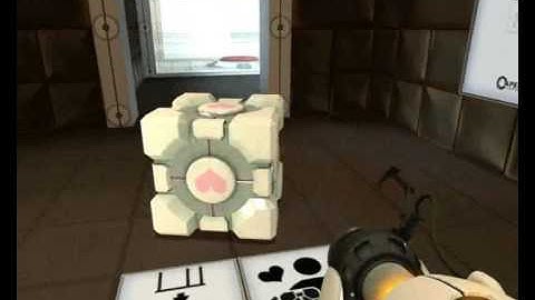 Portal - vanishing companion cube bug