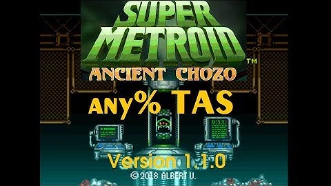 Super Metroid Ancient Chozo any% Tool-Assisted Speed run in 16m19s