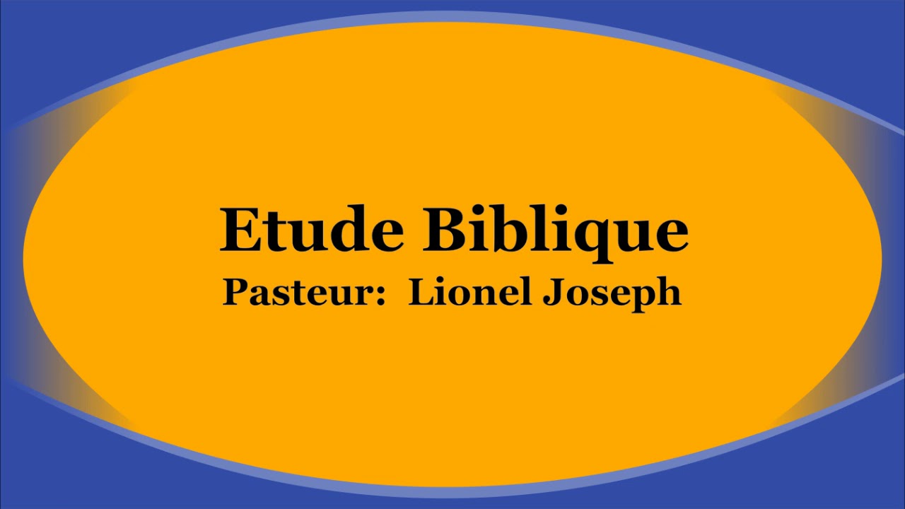 Ruse du diable (Pasteur Lionel Joseph)