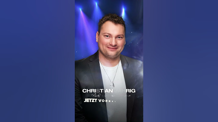 Morgen erscheint das erste Album von unserem DSDS-Gewinner Christian Jährig! 😍