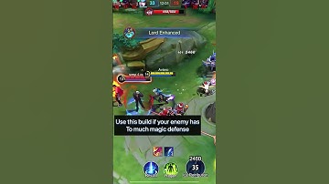 Mlbb tip 3 Gusion best build 2023  #gusion #shorts