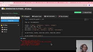 Simple data visualization with our mew AI coding Editor. https://codethinkers.org