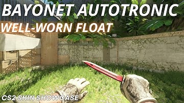 Bayonet Autotronic (Well-Worn) | CS2 Skin Showcase with NEW Animation