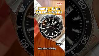 Orient Mako 3 Đen Men Lì: Máy Cơ Nhật Kính Sapphire Chống Nước 200M Dưới 6.5 Củ #dongho #Orient