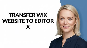 TRANSFER WIX WEBSITE TO EDITOR X - Julia