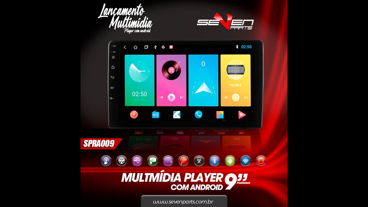 INBOX MULTMIDIA SEVEN PARTS 9'' 2 GB RAM