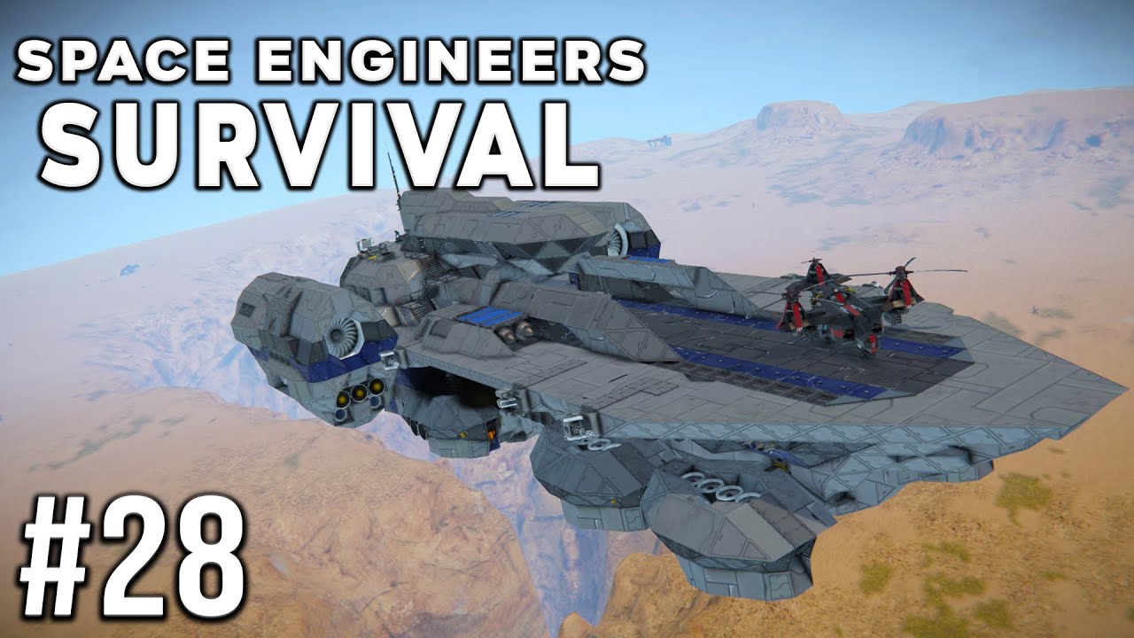 Space Engineers - Survival Ep #28 - Evacuation of The Base! - YouTube