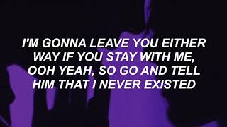 Miniatura de vídeo de "Chase Atlantic - I NEVER EXISTED (Lyrics)"