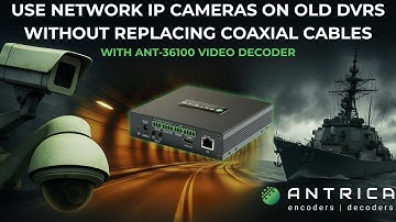 Use Network IP Cameras on Old DVRs Without Replacing Coaxial Cables - PAL/NTSC to IP Solution
