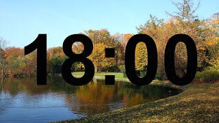 18 Minute Autumn Timer with Relaxing Piano Music and Alarm.