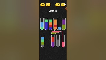 Water Sort Puzzle Level 49 #Shorts