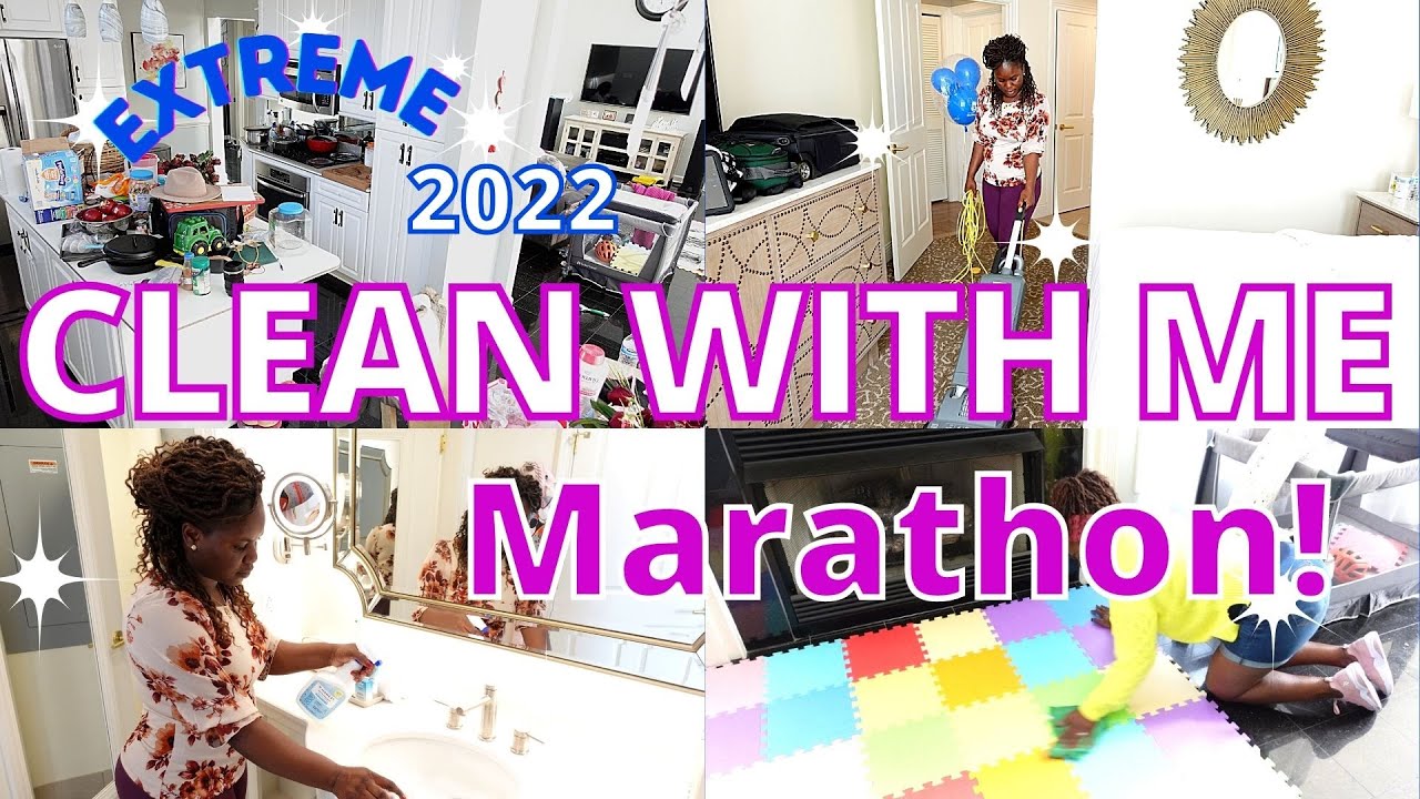 CLEAN WITH ME MARATHON | EXTREME CLEANING MOTIVATION 2022 | Speed clean ...