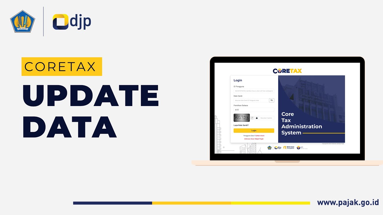 TUTORIAL CORETAX | UPDATE DATA