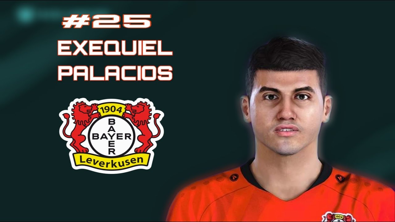Exequiel Palacios (Bayer Leverkusen) - PES 2020 - YouTube