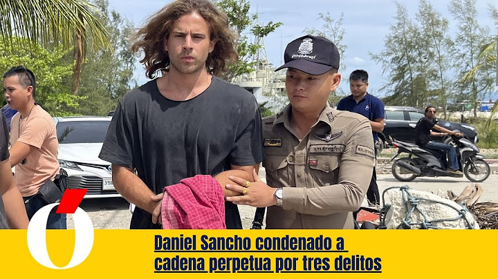 Daniel Sancho condenado a cadena perpetua por tres delitos