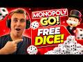 Monopoly GO Free Dice How to Get FREE Dice Rolls in Monopoly GO Free Dice How to Get FREE Dice Rolls in