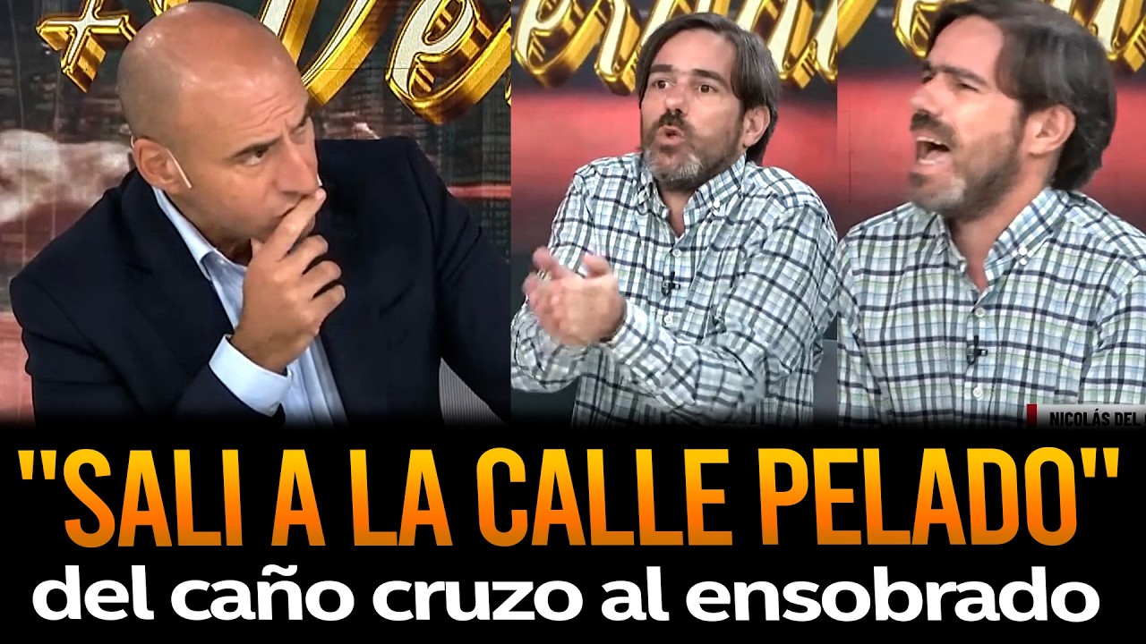 DEL CAÑO le cerró la boca a TREBUCQ en vivo
