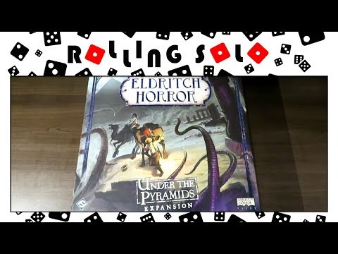 Eldritch Horror  | Under the Pyramids Expansion | Unboxing