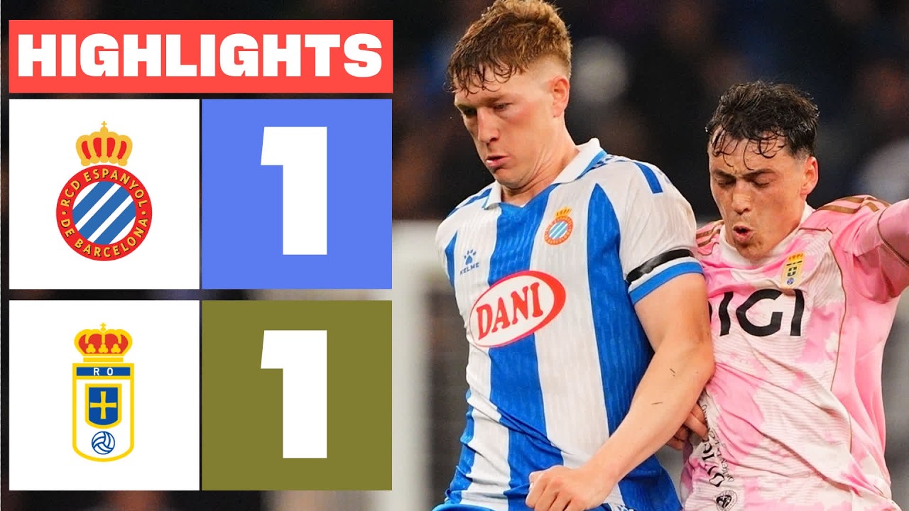 RCD ESPANYOL 1 - 1 REAL OVIEDO | RESUMEN LALIGA EA SPORTS