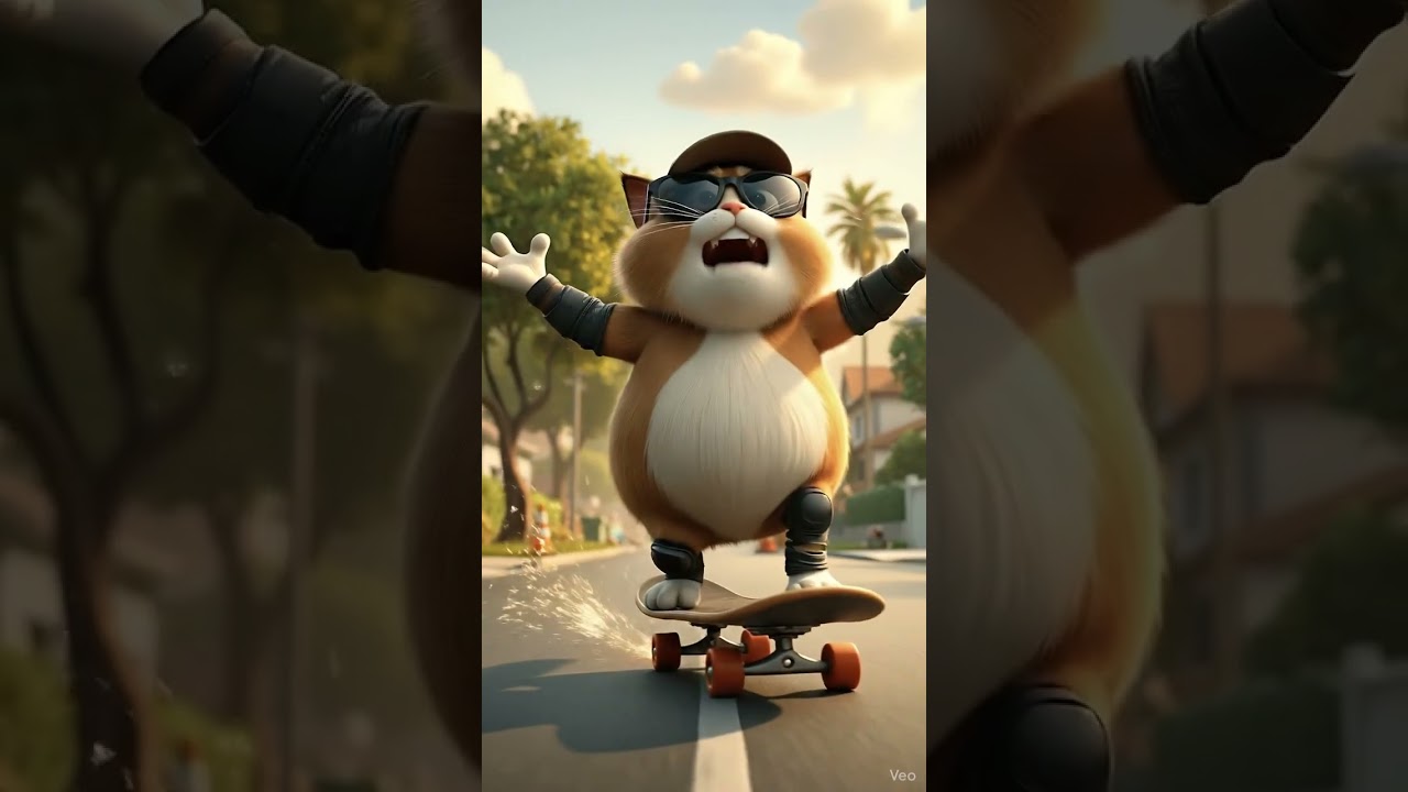 Fat Cat Goes Skateboarding | Paws of Steel 