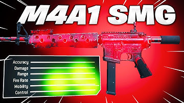 the *SECRET* M4A1 SMG LOADOUT in WARZONE (Best M4a1 Class Setup) Warzone Best M4a1 Loadout